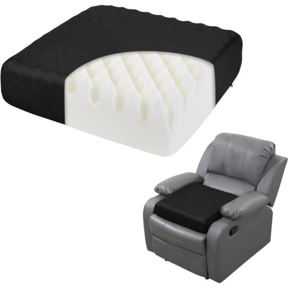 Egg Foam Chair Cushion Thick Seat Pad Recliner Wheelchair Armchair Hip Lumbar Pa